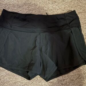 Lululemon Womens Black Athletic Shorts